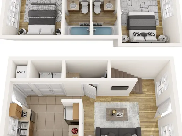 Beautiful 2bedroom 2.5 bath Townhome