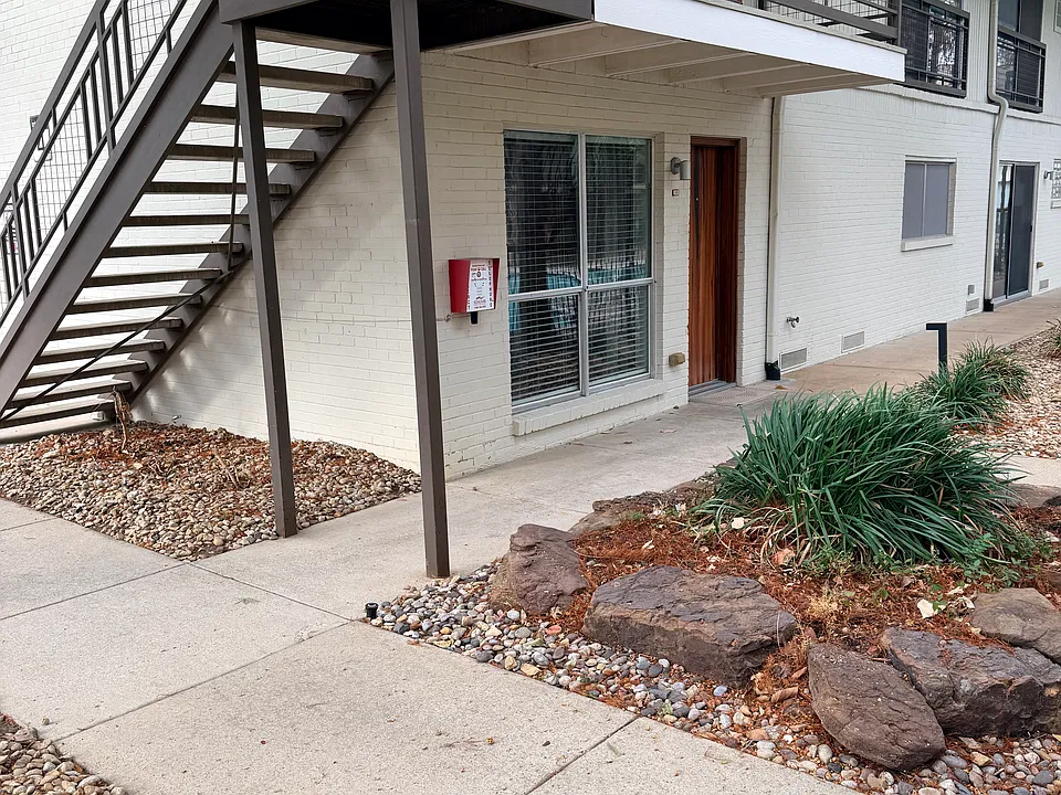 Corner downstairs unit close to parking spaces.