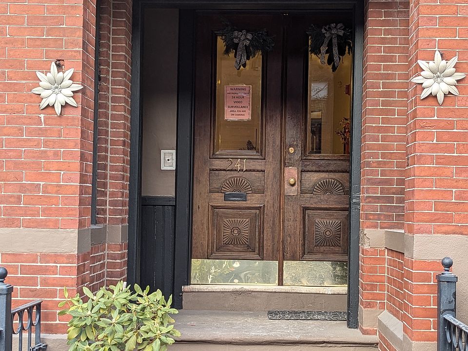 Front door to grand foyer