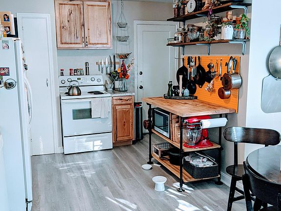 Kitchen view #2 with new flooring