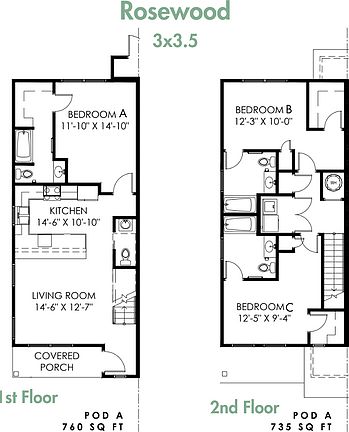 Downstairs Bedroom A is available