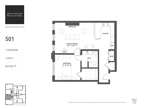 Floor plan 501
