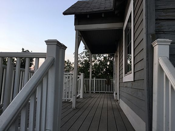 Deck view from the side yard