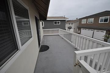 Rear private deck with Peek a boo Oceanview 23' X 7.5'