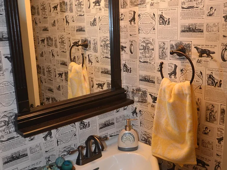 Downstairs half bathroom