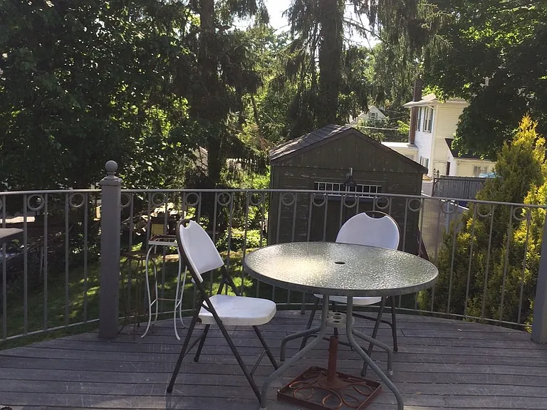 Shared back porch
