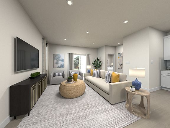 A virtual rendering of the 1480 plan at Summerstone in Tucson, AZ.