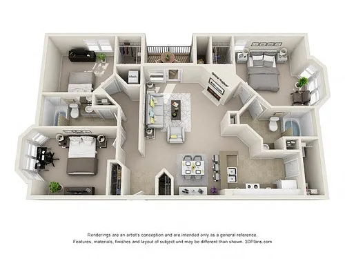 Floor plan The Worthington