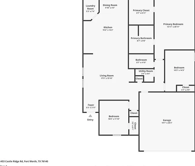 1453 Castle Ridge Rd — Photo 2