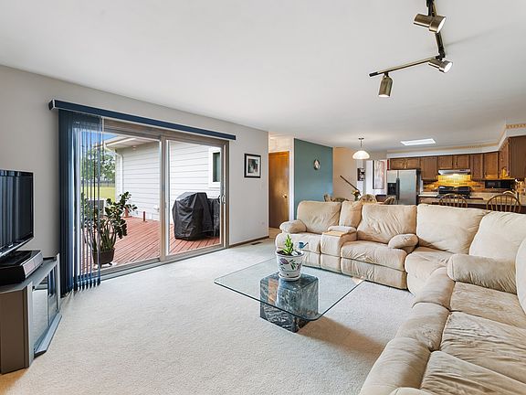 Family Room with Sliding Doors to Deck