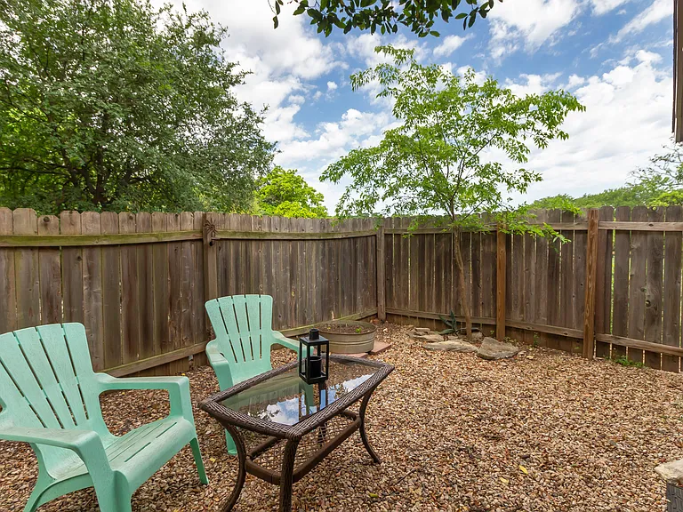 Side/back yard space off primary