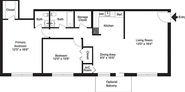 Two Bedroom Two Bedroom