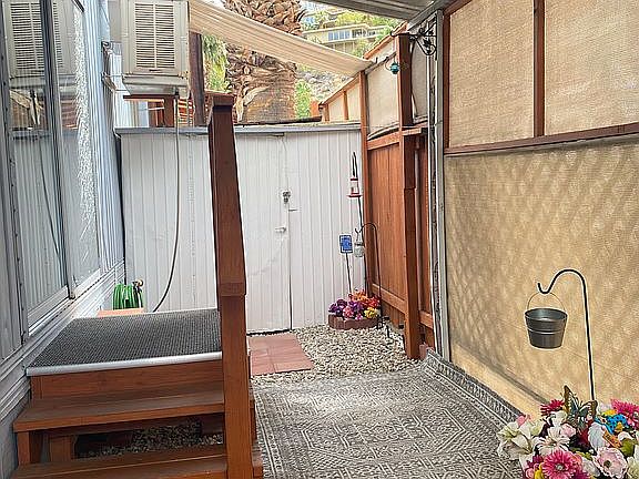 Inside porch fully enclosed