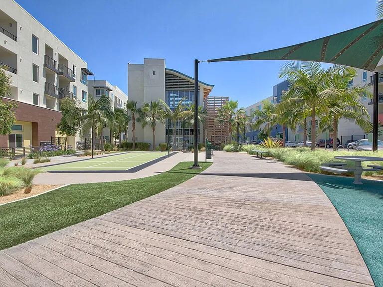 Outdoor recreation areas abound