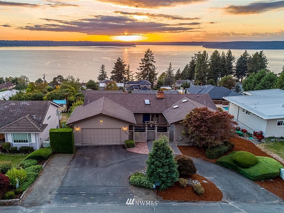 What a stunning background for this Custom built home