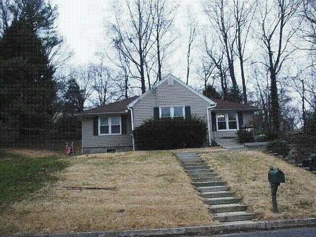 Front of house with steps