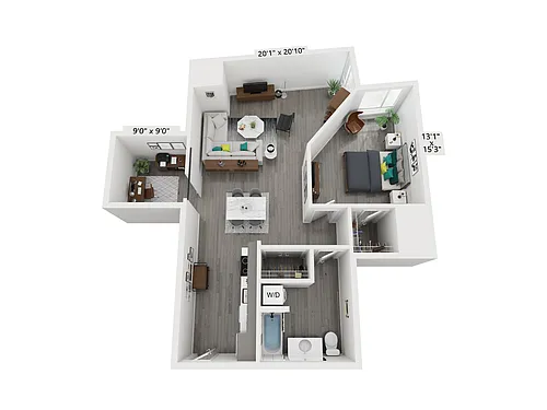 Floor plan L1BW/DEN-1