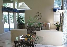 Kitchen nook and family room