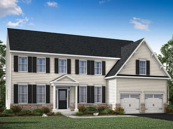 The Jefferson-Front Entry Plan, The Reserve at Surrey Court