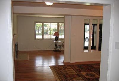 A downstairs view