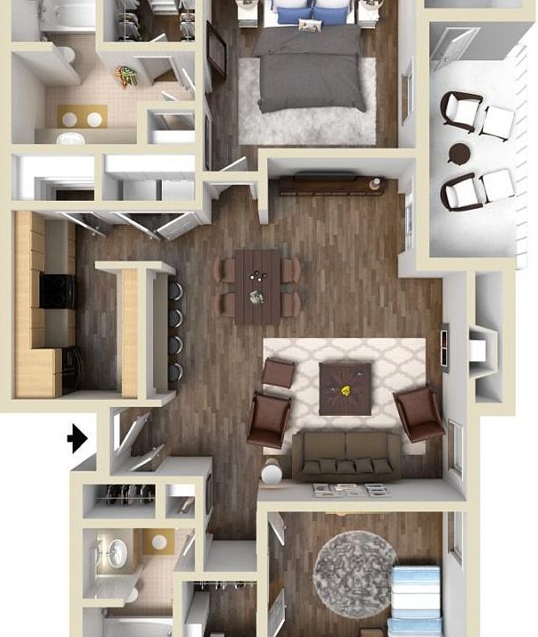 1st image of 3205 River Park Ln S APT 1023