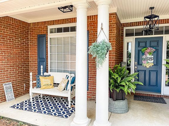 Inviting front porch 