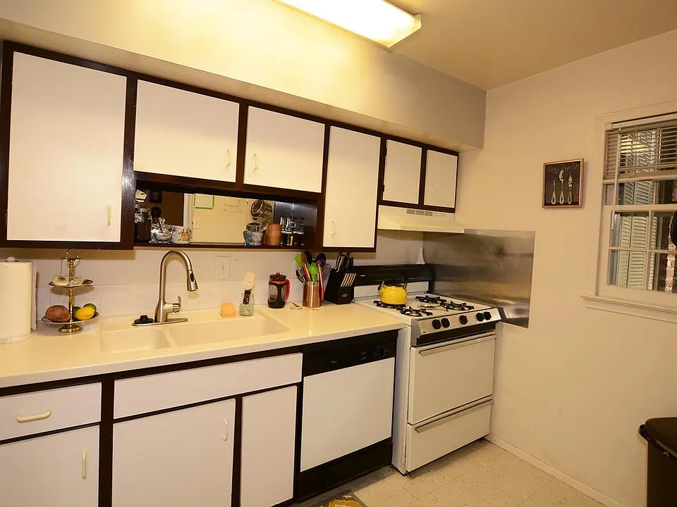 Updated faucet sinks and countertop.