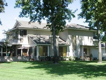 View from private greenbelt