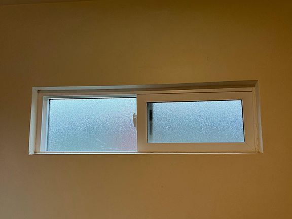 Two raised windows for privacy