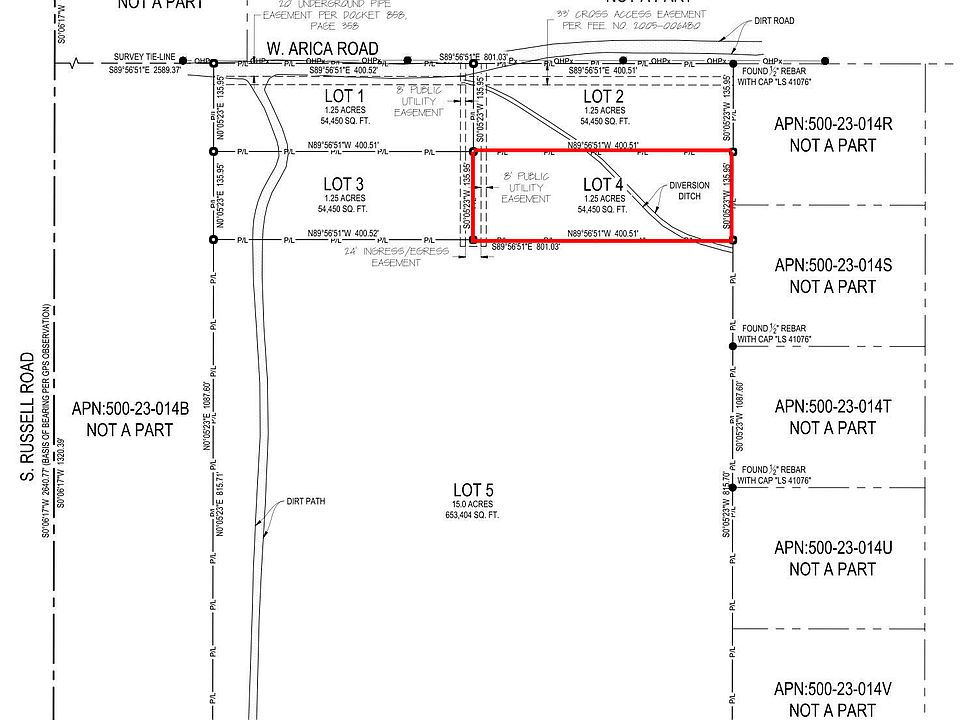 2nd image of LOT 4 W ARICA (NO ADDRESS) Road #4