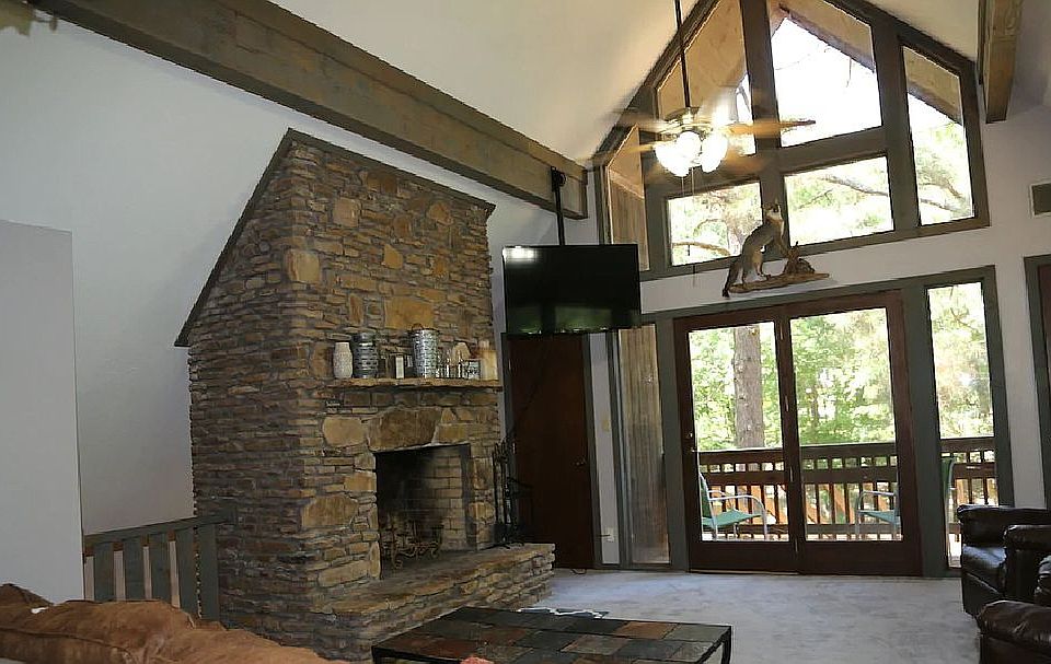 Living room w/large windows