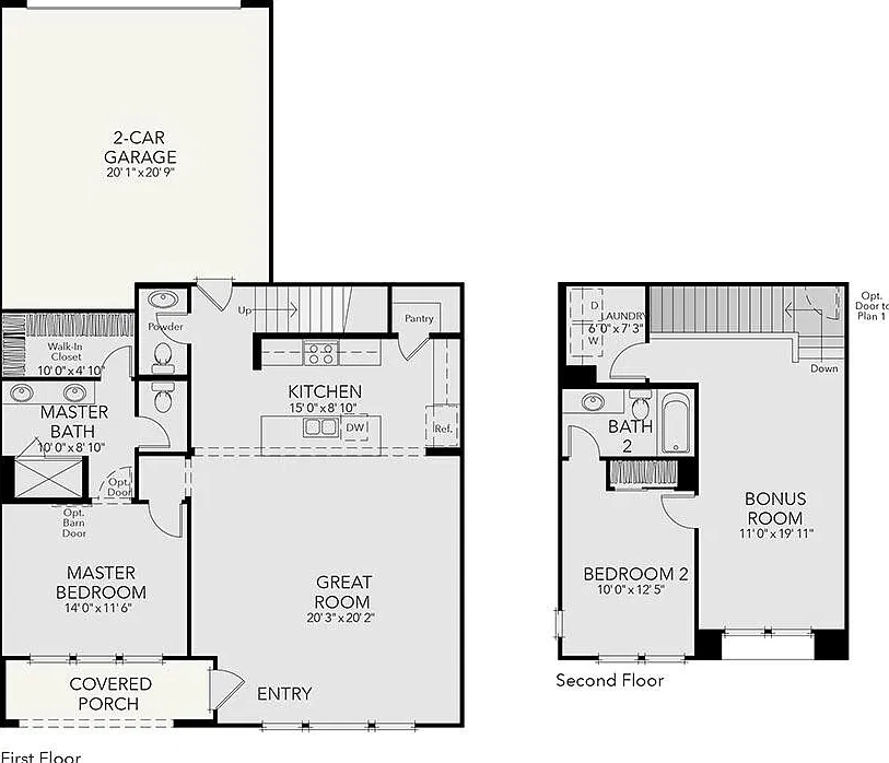 2 bed, 2.5 bath, 1641 sqft, $4,400 — Photo 2