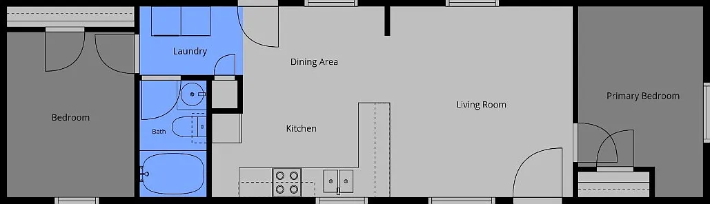 2 bed, 800 sqft, $900 — Photo 2