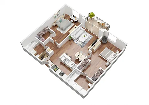 Floor plan Chaplin