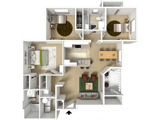 Floor plan Cottonwood