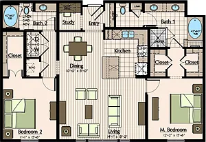 Floor plan B21