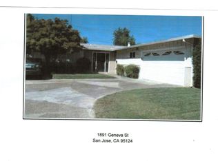 1891 Geneva St, San Jose, CA 95124