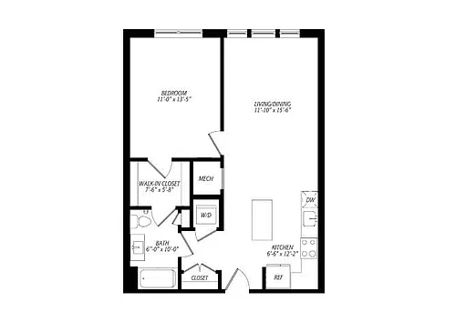 Floor plan A02B