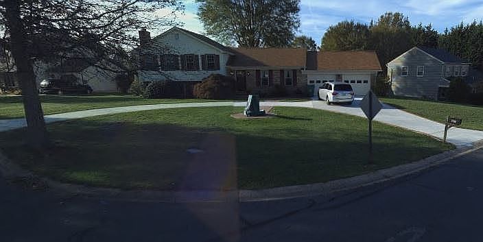 fron of house