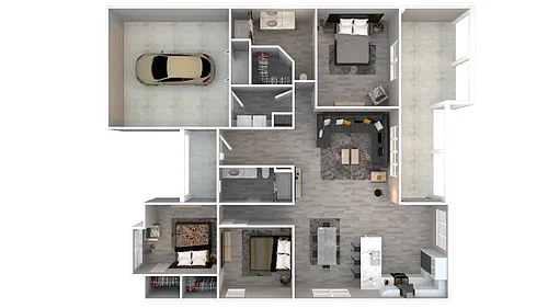 Floor plan Large Ranch