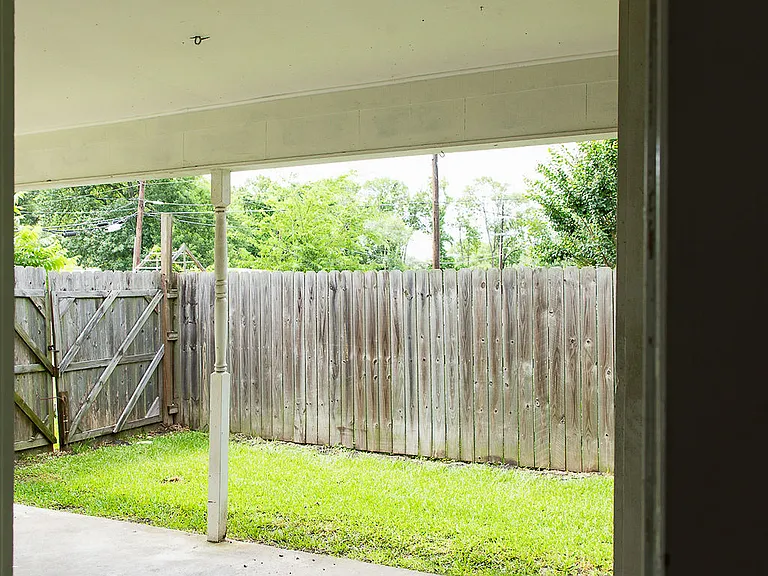 Carport, Side Gate