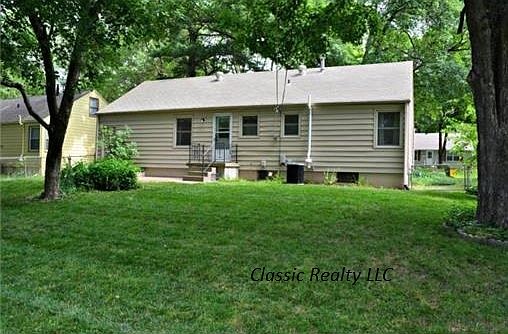 Large fenced backyard