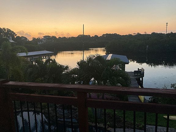 Sunrise from the balcony