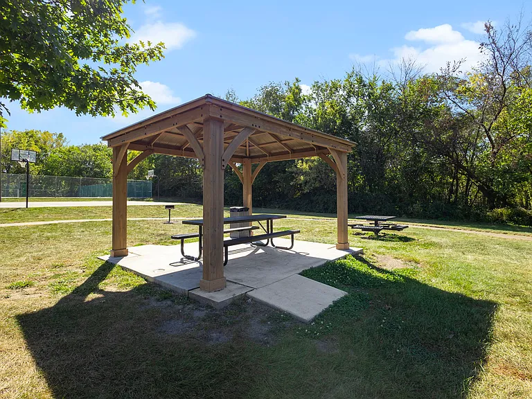 Outdoor picnic area