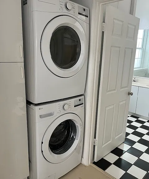 New stackable LG washer and dryer