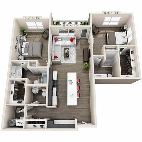 Floor plan B81