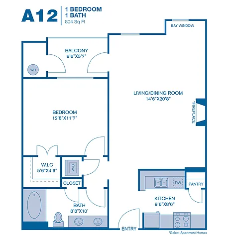 Floor plan A12