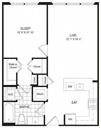 Floor plan Lotus-A04d