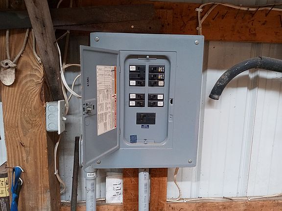 Electrical  in machine shed