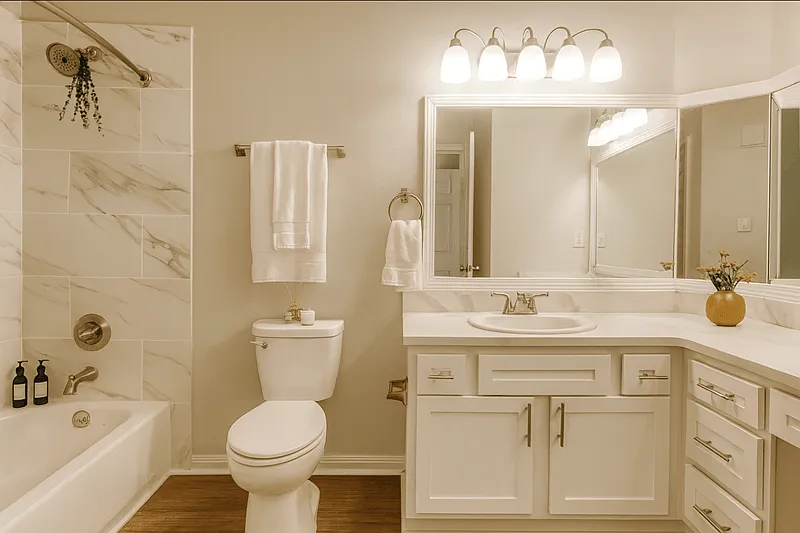 Floor plan 2Bd/2Ba Renovated